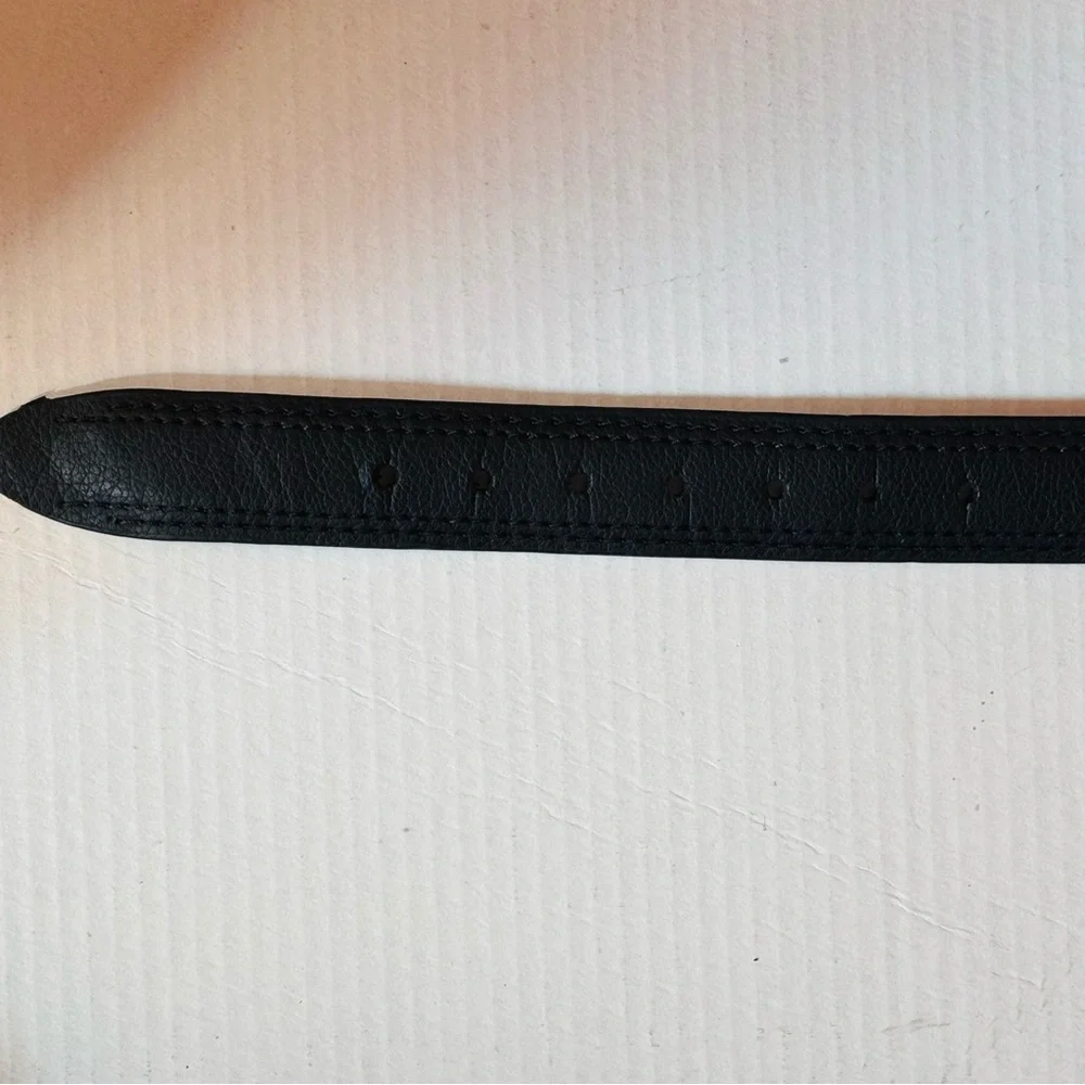 Child Black Belt S22-24 Synthetic Leather Made In Dominican Republic Pre-Owned